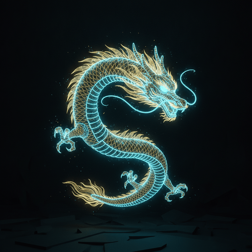 Dragão Neon